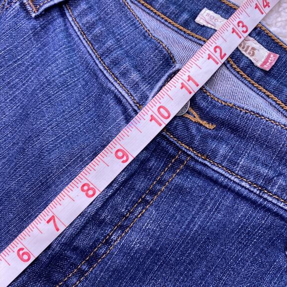Levi's 515 Fashion High Rise Boot Cut Medium Blue 16 Short - Picture 13 of 14